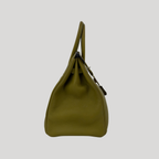 Hermès Birkin 35 Vert Chartreuse Evergrain Palladium Hardware | Randolph Goods