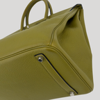 Hermès Birkin 35 Vert Chartreuse Evergrain Palladium Hardware | Randolph Goods