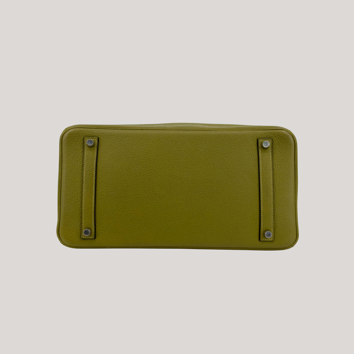 Hermès Birkin 35 Vert Chartreuse Evergrain Palladium Hardware | Randolph Goods