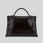 Hermès Kelly 40 Ebene Box Palladium Hardware