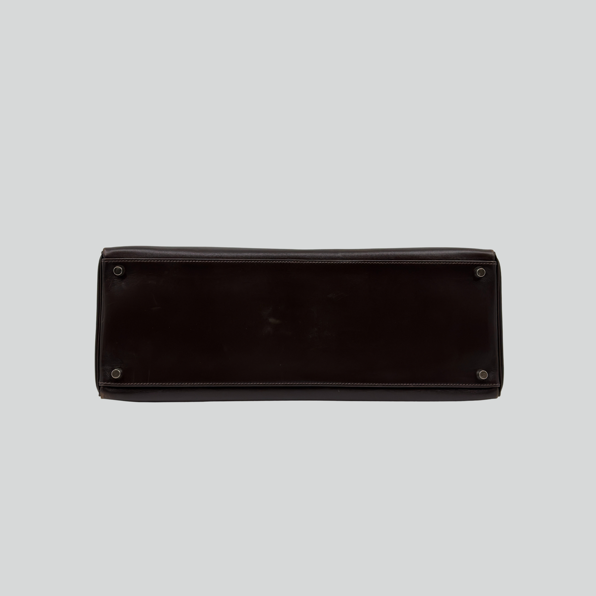Hermès Kelly 40 Ebene Box Palladium Hardware