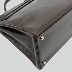 Hermès Kelly 40 Ebene Box Palladium Hardware