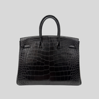 Randolph Goods | Hermès Birkin 35 Black Matte Alligator Leather Palladium Hardware