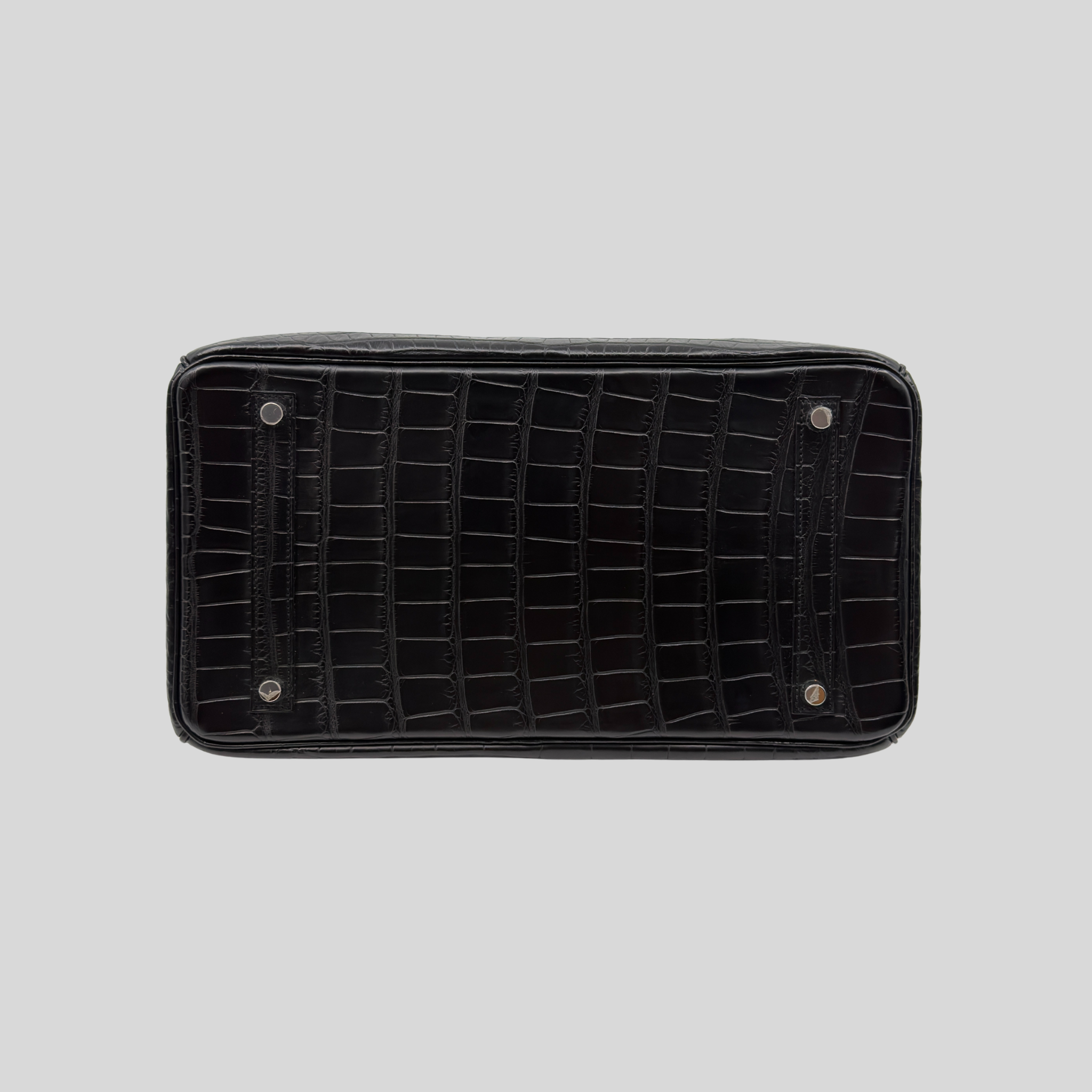 Randolph Goods | Hermès Birkin 35 Black Matte Alligator Leather Palladium Hardware