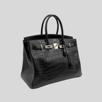 Randolph Goods | Hermès Birkin 35 Black Matte Alligator Leather Palladium Hardware