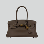 Hermès Shoulder Birkin Light 29 Étoupe Evercolor Gold Hardware | Randolph Goods