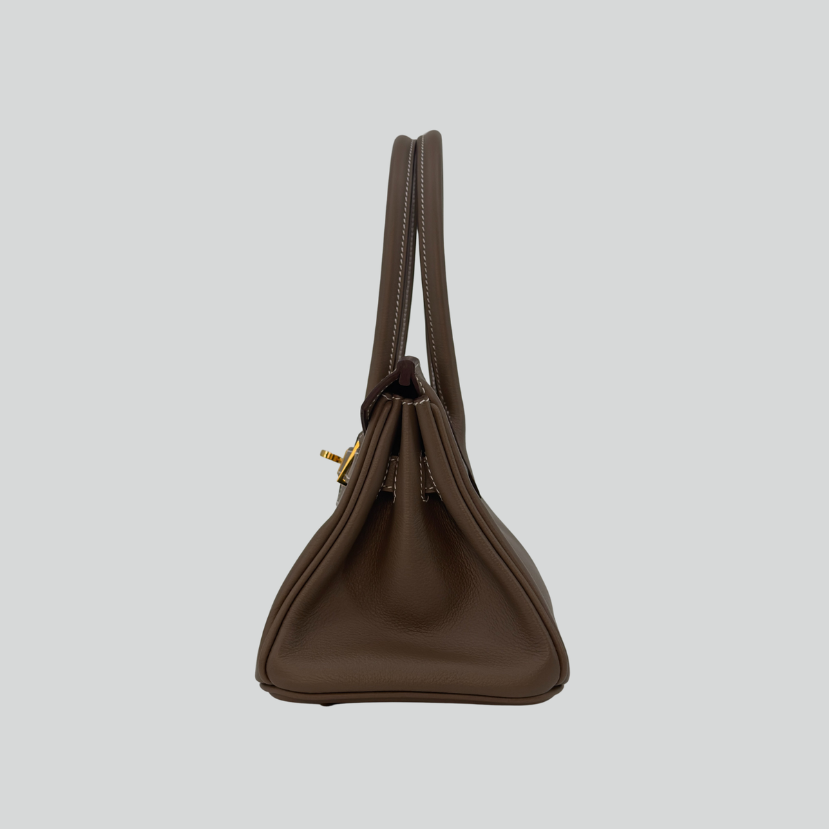 Hermès Shoulder Birkin Light 29 Étoupe Evercolor Gold Hardware | Randolph Goods