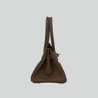 Hermès Shoulder Birkin Light 29 Étoupe Evercolor Gold Hardware | Randolph Goods