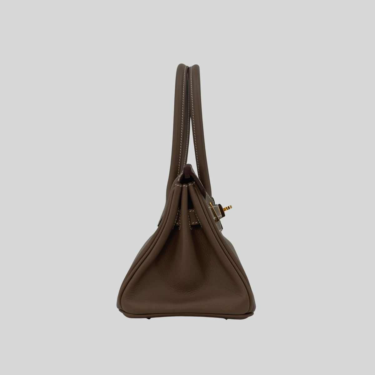Hermès Shoulder Birkin Light 29 Étoupe Evercolor Gold Hardware | Randolph Goods