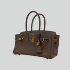 Hermès Shoulder Birkin Light 29 Étoupe Evercolor Gold Hardware | Randolph Goods