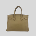 Hermès Birkin 30 Trench Evercolor Leather Palladium Hardware