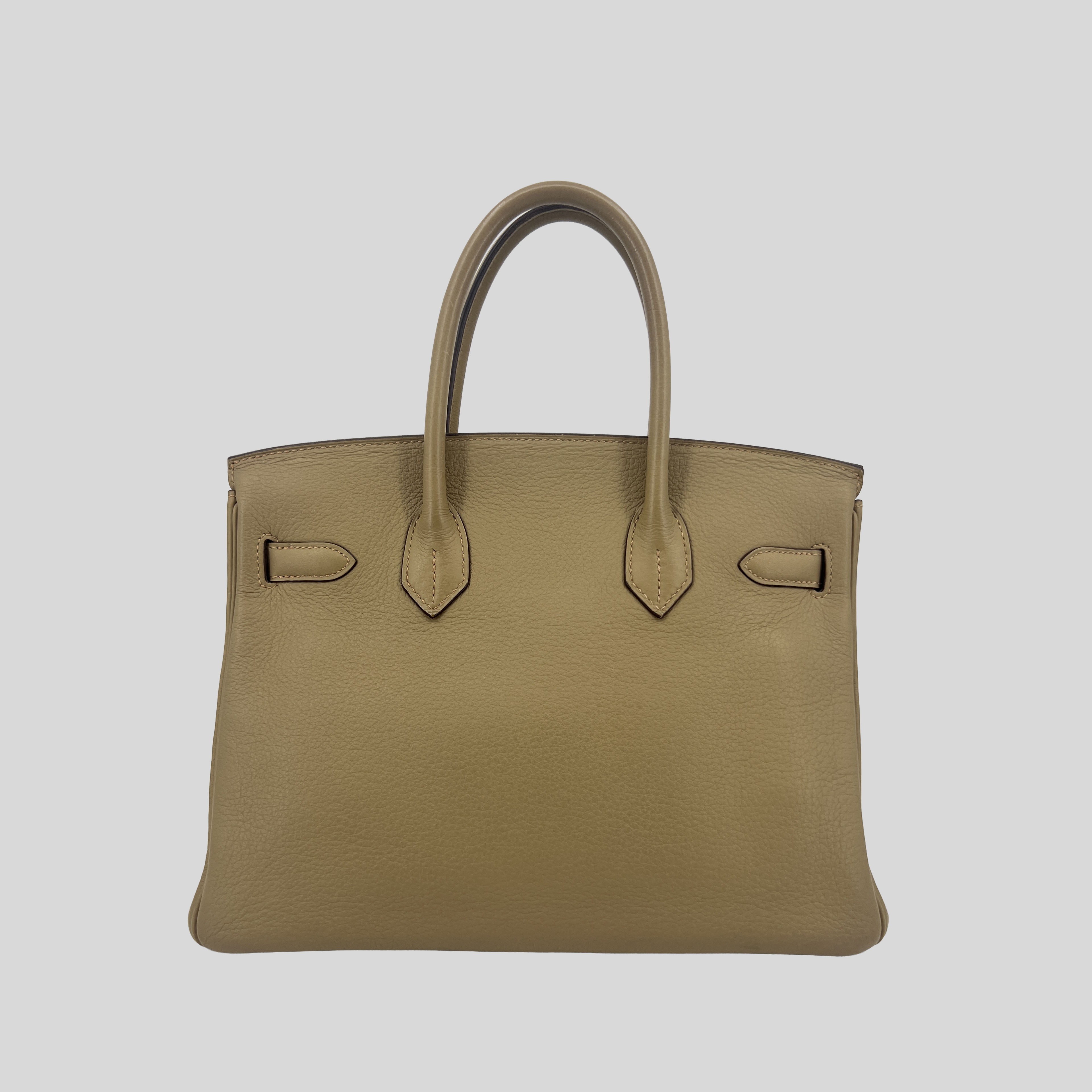 Hermès Birkin 30 Trench Evercolor Leather Palladium Hardware