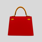 Hermès Birkin 25 HSS Rouge Casaque / Jaune Ambre Epsom Gold Hardware | Randolph Goods