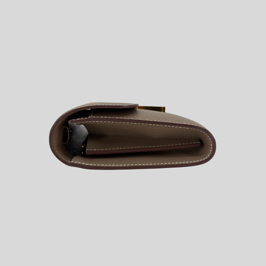 Hermès Constance To Go Etoupe Epsom Gold Hardware | Randolph Goods