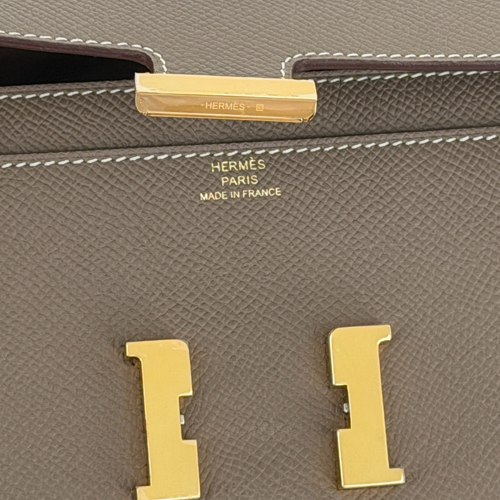 Hermès Constance To Go Etoupe Epsom Gold Hardware | Randolph Goods
