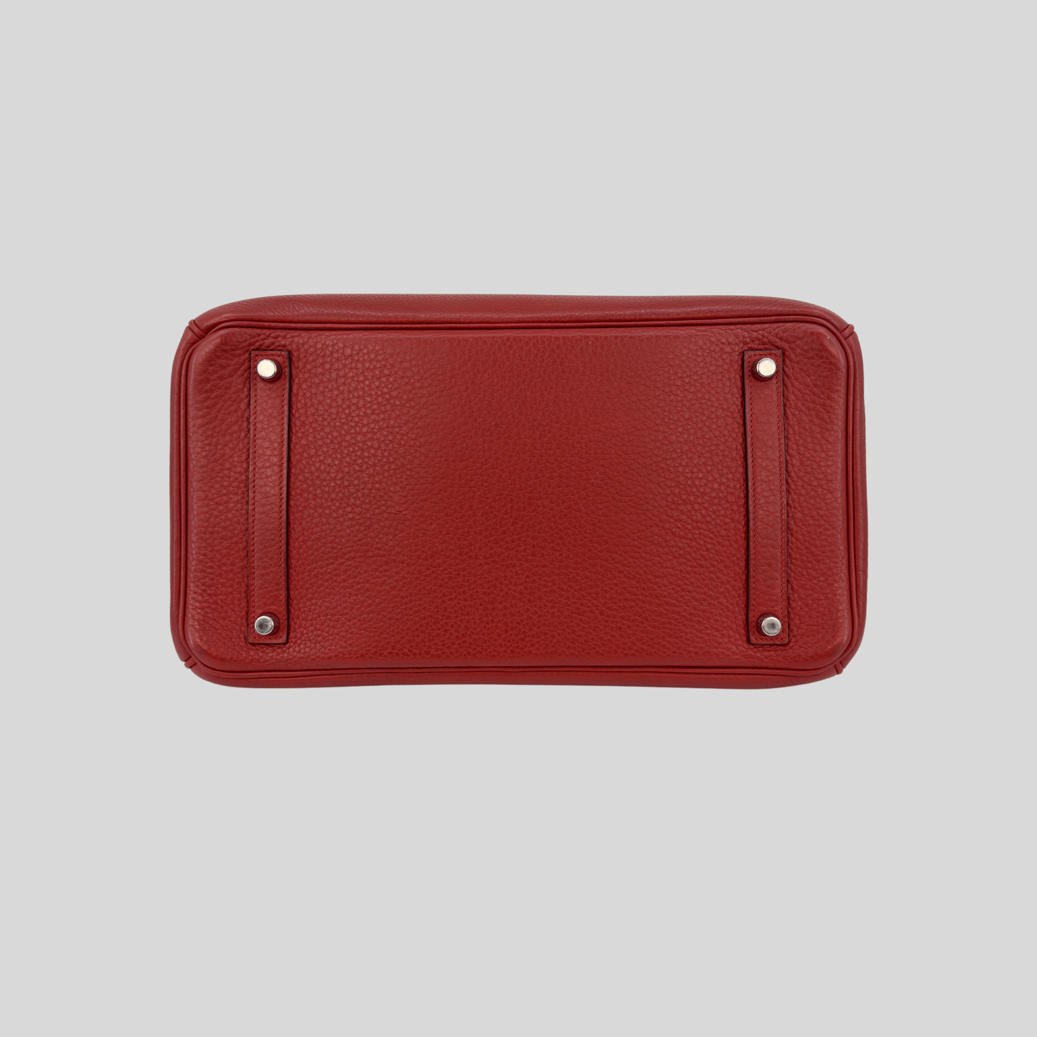 Hermès Birkin 35 Rouge Garance Clemence Palladium Hardware | Randolph Goods