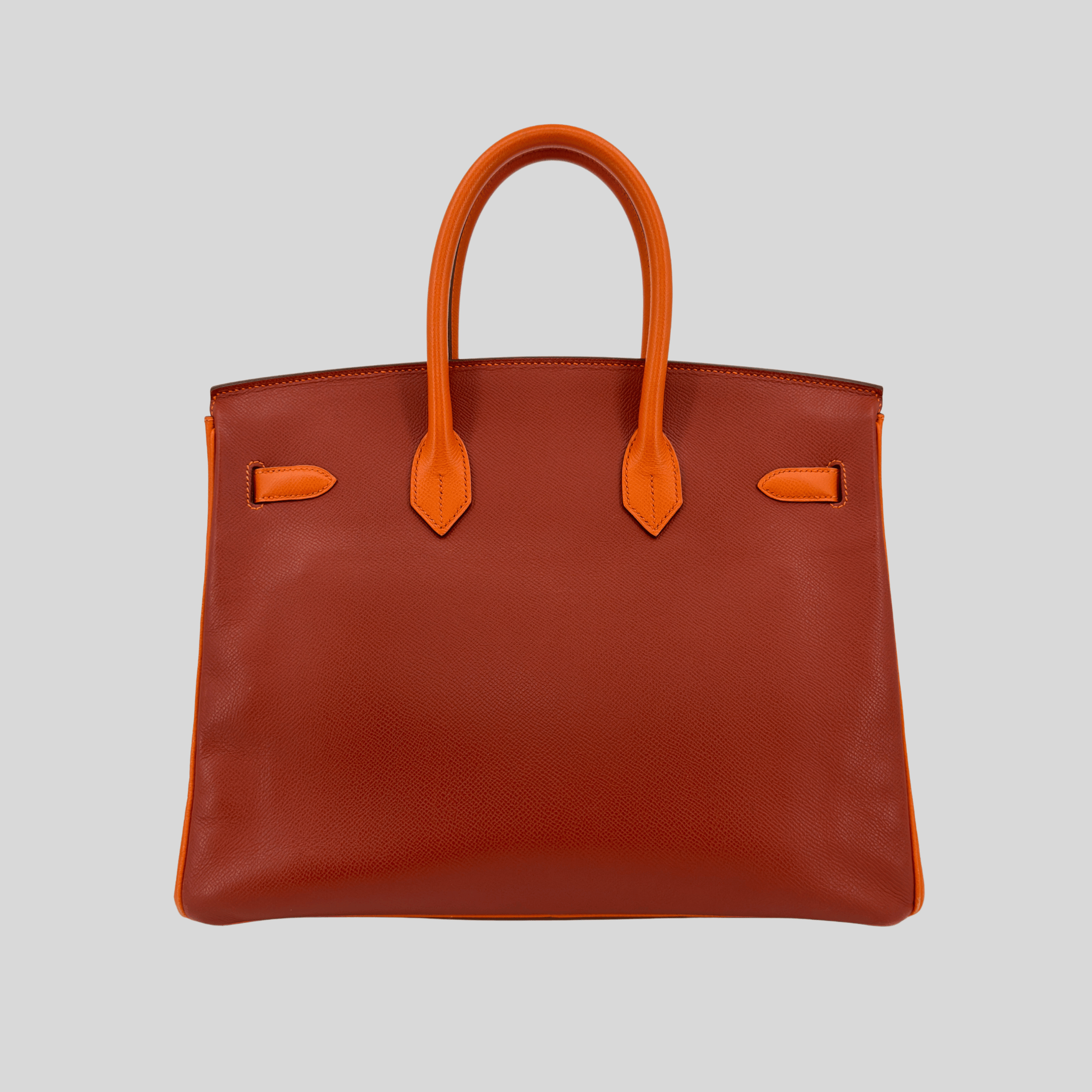 Hermès Birkin 35 HSS Tricolor (Alezan, Gold, Orange) Epsom Palladium Hardware | Randolph Goods