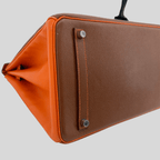 Hermès Birkin 35 HSS Tricolor (Alezan, Gold, Orange) Epsom Palladium Hardware | Randolph Goods