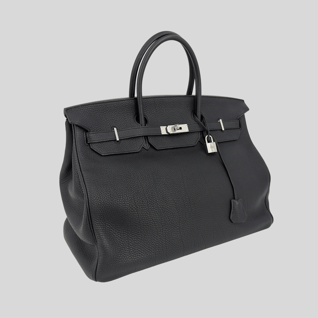 Hermès Birkin 40 Black Togo Palladium Hardware | Randolph Goods