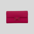 Hermès Constance To Go Framboise Epsom Lizard Buckle Palladium Hardware | Randolph Goods