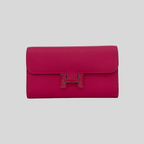 Hermès Constance To Go Framboise Epsom Lizard Buckle Palladium Hardware | Randolph Goods