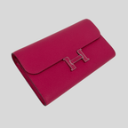 Hermès Constance To Go Framboise Epsom Lizard Buckle Palladium Hardware | Randolph Goods