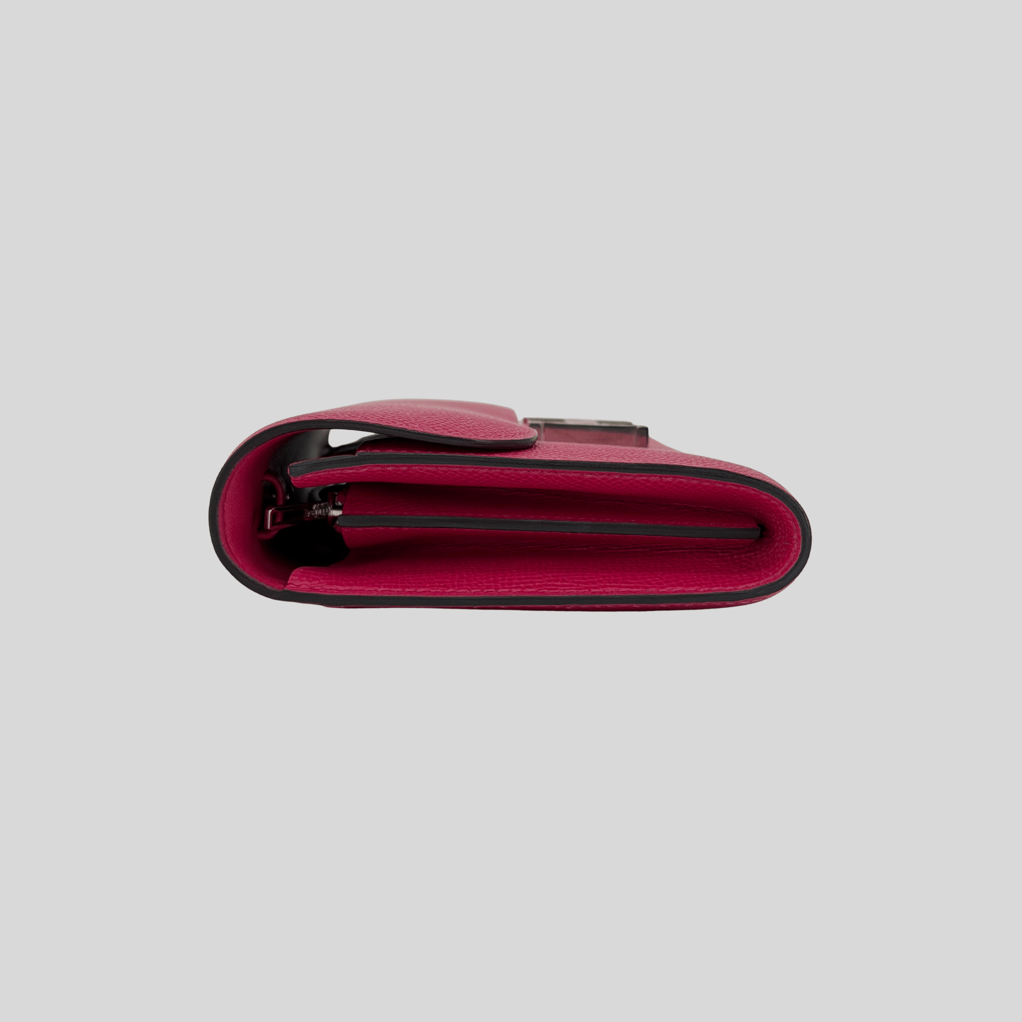 Hermès Constance To Go Framboise Epsom Lizard Buckle Palladium Hardware | Randolph Goods