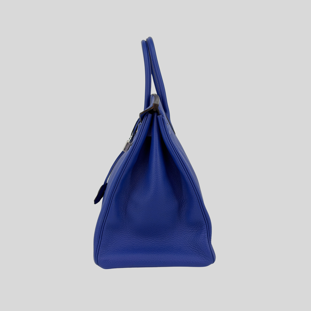 Hermès Birkin 40 Bleu Electrique Togo Palladium Hardware | Randolph Goods