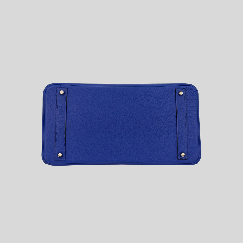 Hermès Birkin 40 Bleu Electrique Togo Palladium Hardware | Randolph Goods