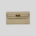 Hermès Kelly To Go Nata/Sesame Epsom Gold Hardware | Randolph Goods