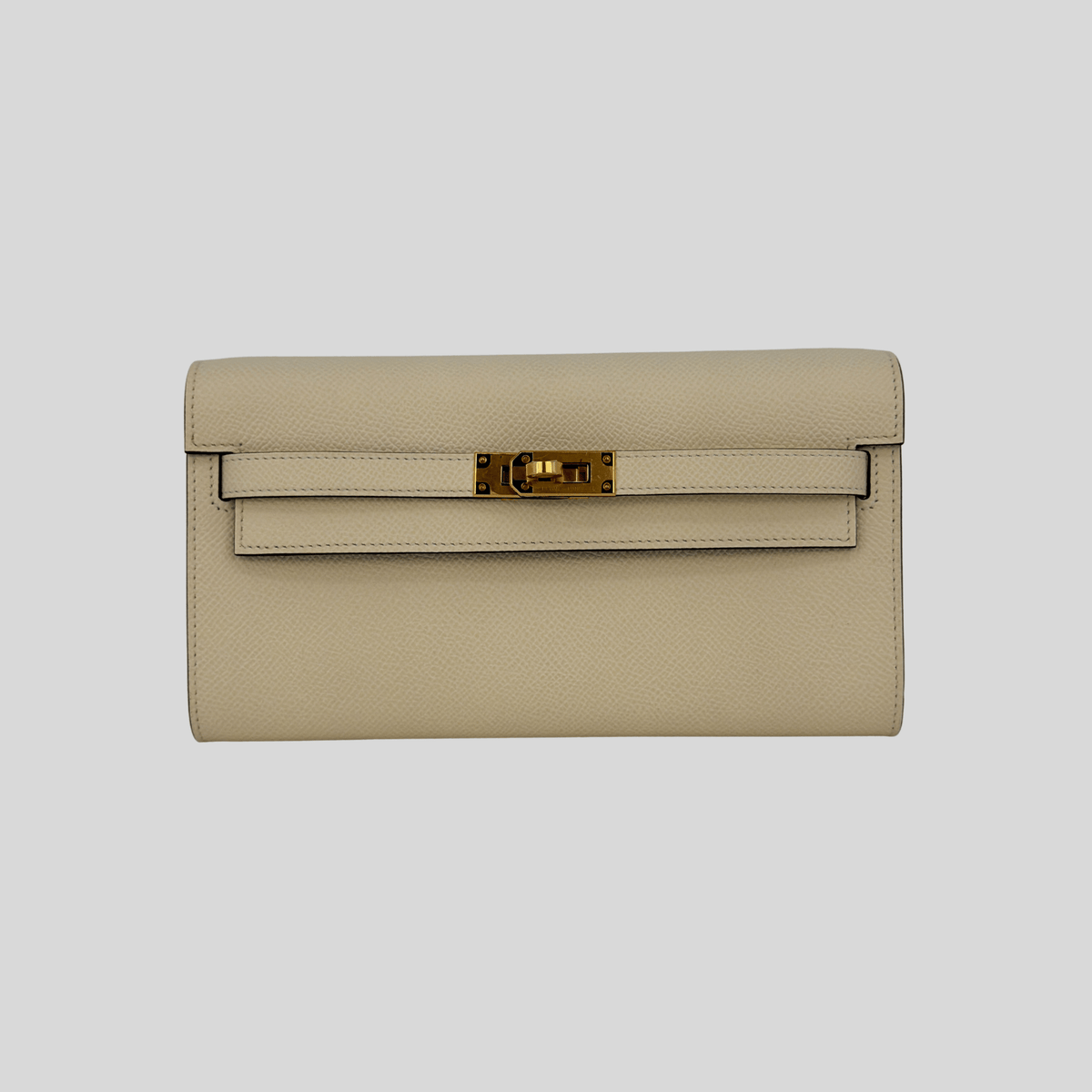 Hermès Kelly To Go Nata/Sesame Epsom Gold Hardware | Randolph Goods