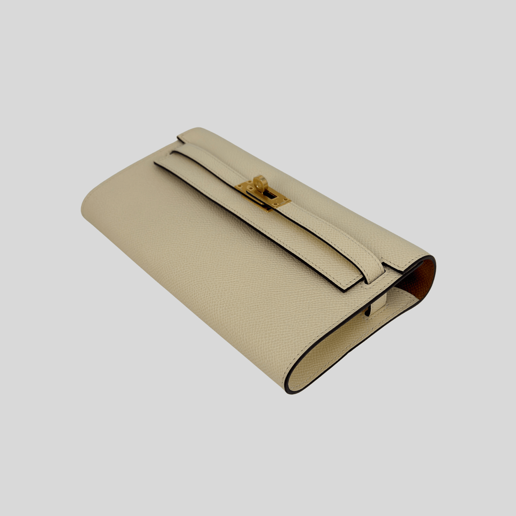 Hermès Kelly To Go Nata/Sesame Epsom Gold Hardware | Randolph Goods