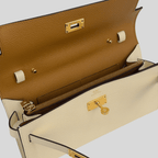 Hermès Kelly To Go Nata/Sesame Epsom Gold Hardware | Randolph Goods