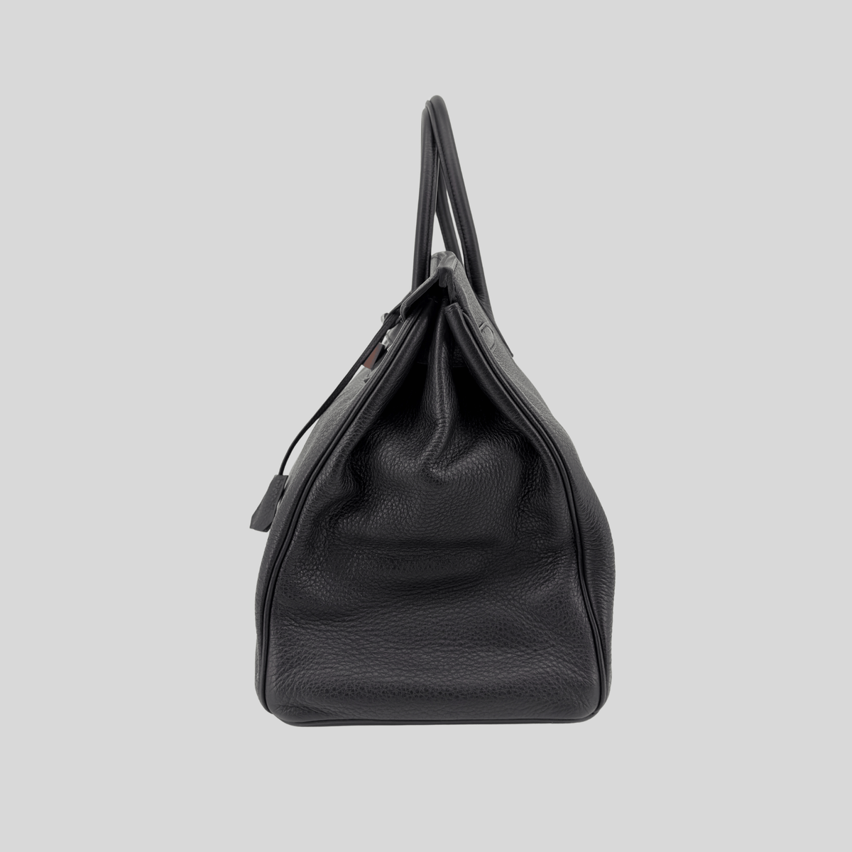 Hermès Birkin 40 Black Evergrain Palladium Hardware | Randolph Goods