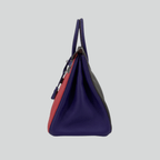 Hermès Birkin 35 HSS Bougainvillea/Ultraviolet/Graphite Clemence Palladium Hardware | Randolph Goods