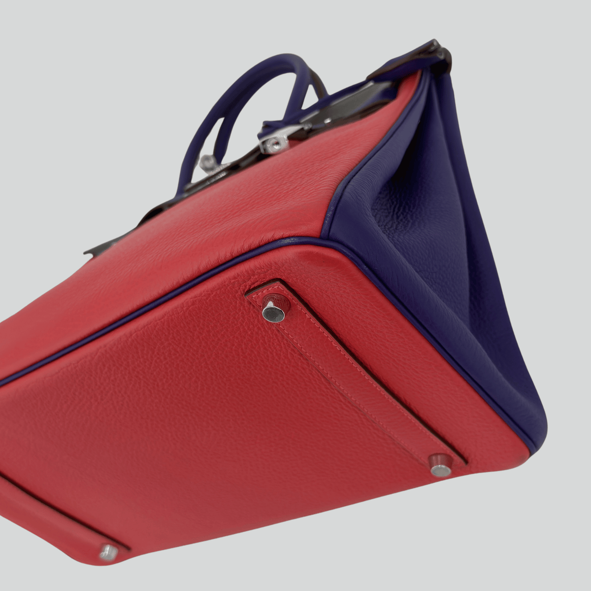 Hermès Birkin 35 HSS Bougainvillea/Ultraviolet/Graphite Clemence Palladium Hardware | Randolph Goods