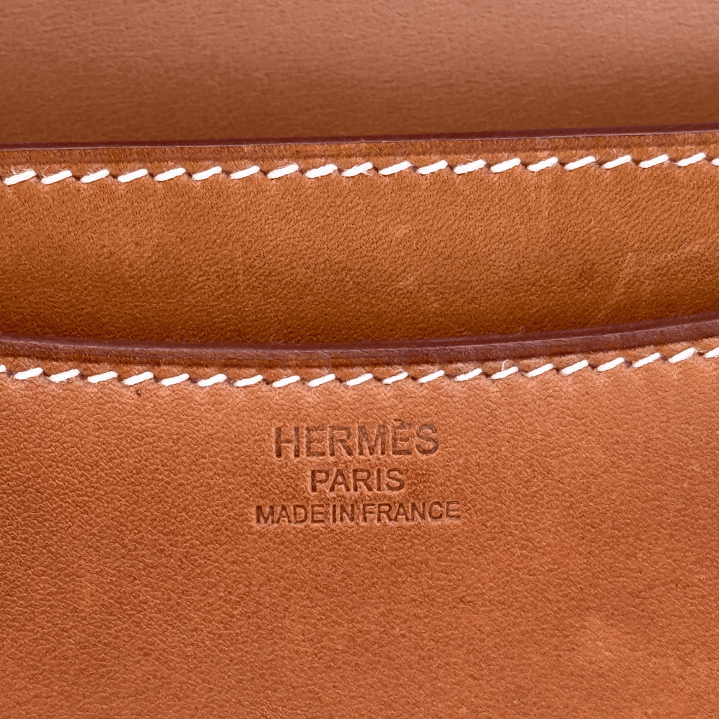 Hermès Constance 18 Fauve Barenia Gold Hardware | Randolph Goods