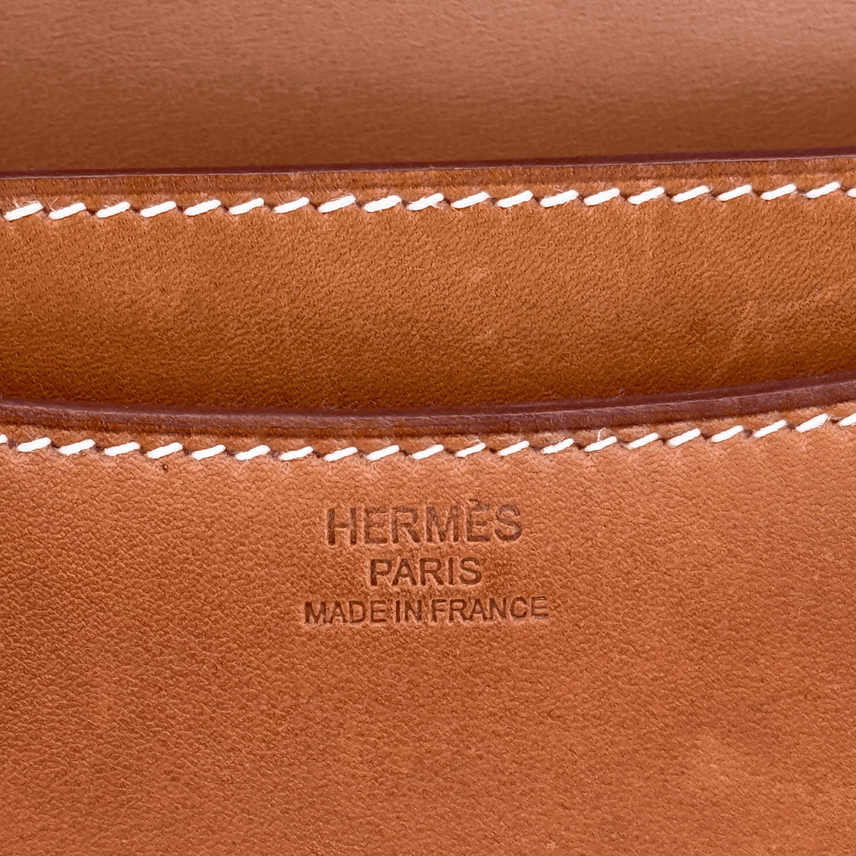 Hermès Constance 18 Fauve Barenia Gold Hardware | Randolph Goods