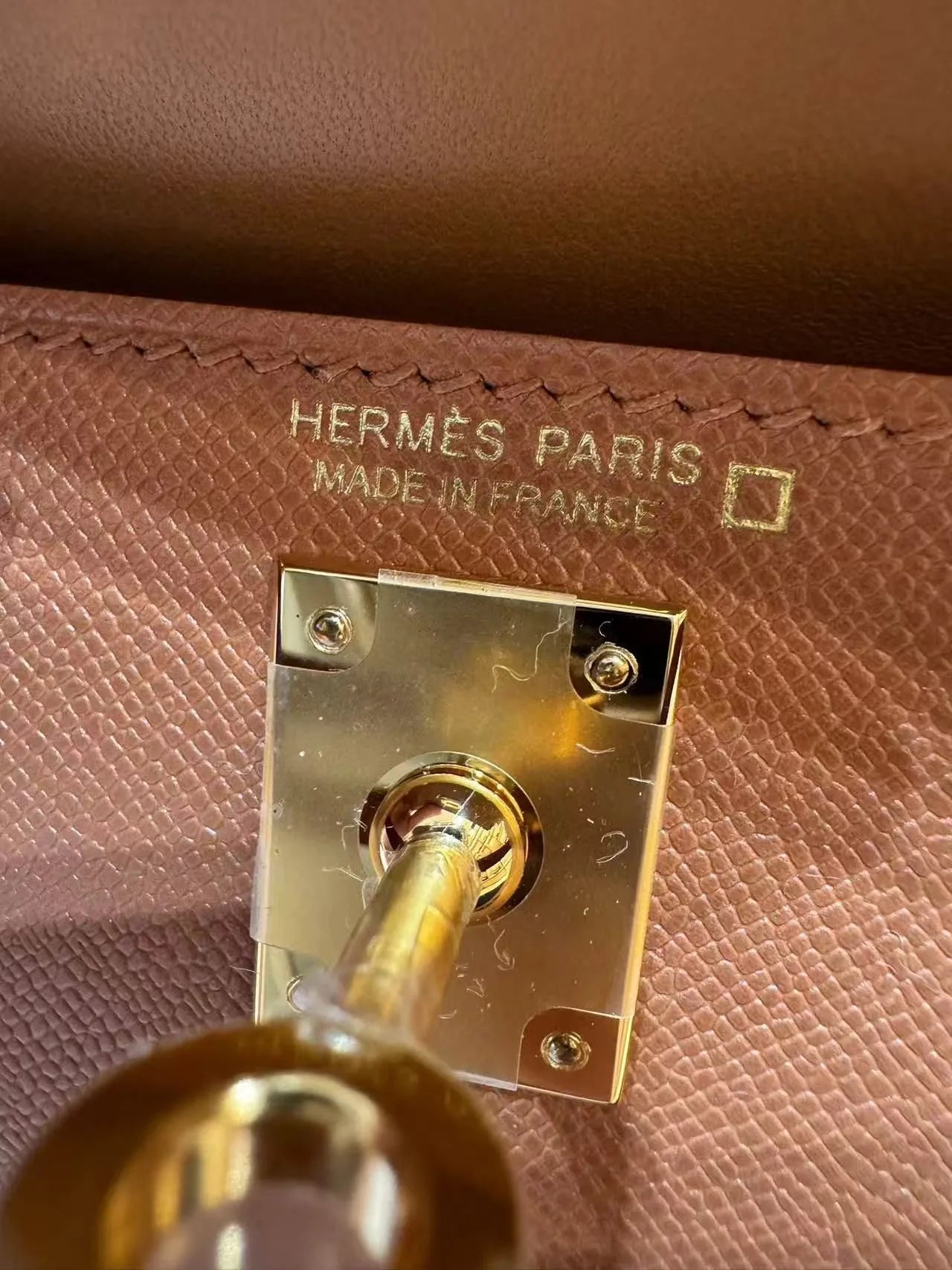 Hermès Mini Kelly Touch Gold Madame & Matte Alligator Gold Hardware