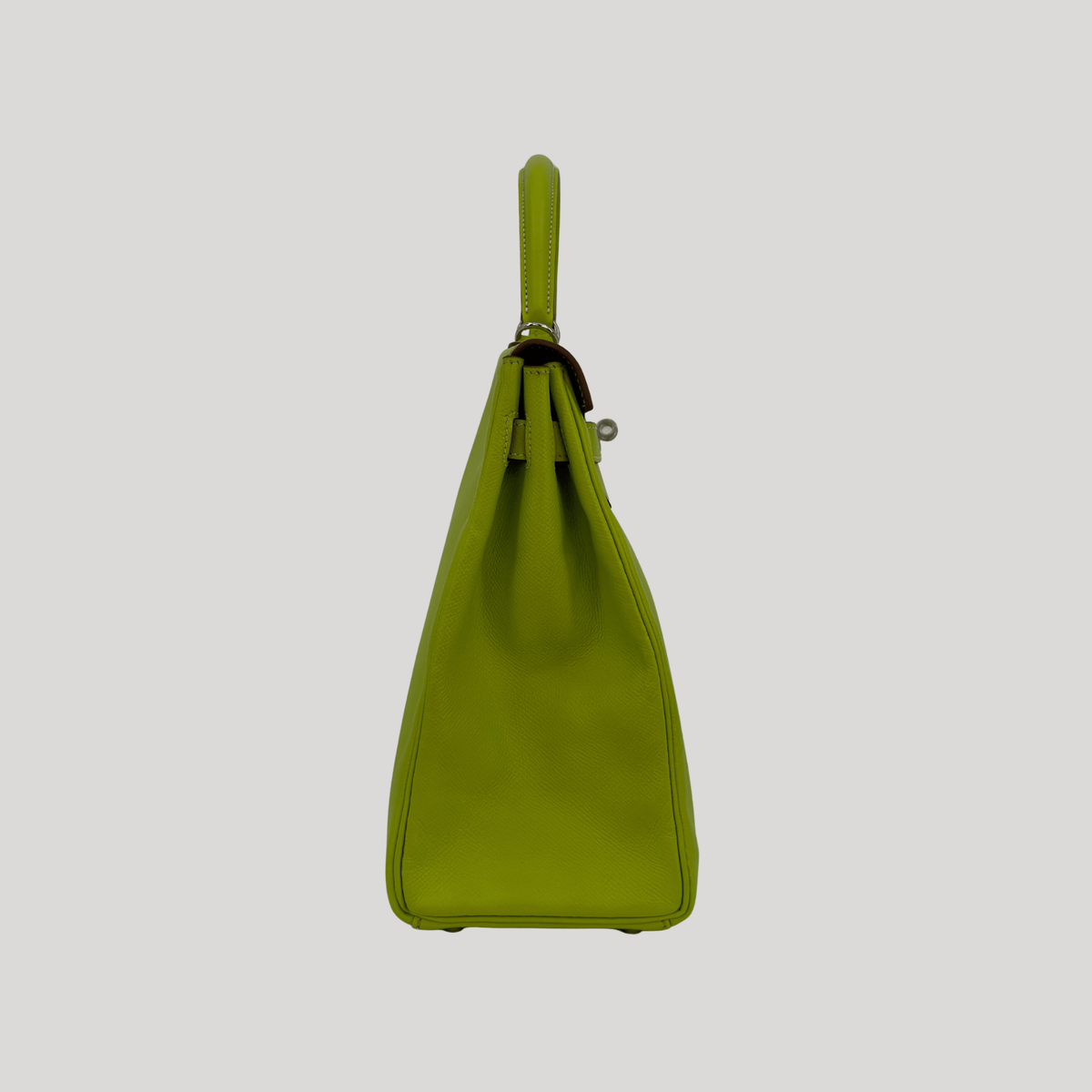 Hermès Kelly 35 Candy Collection Verso Kiwi/Lichen Epsom Palladium Hardware