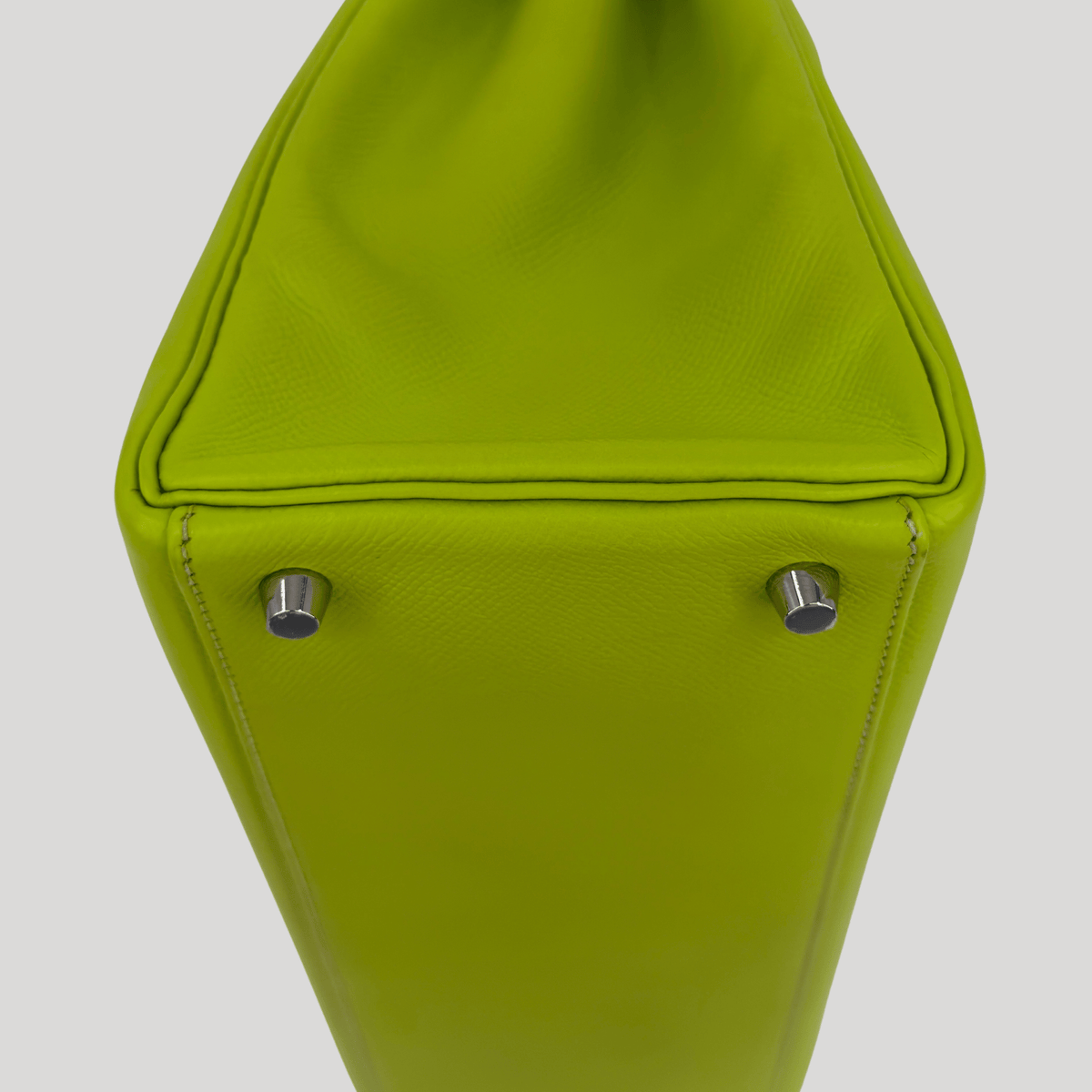 Hermès Kelly 35 Candy Collection Verso Kiwi/Lichen Epsom Palladium Hardware