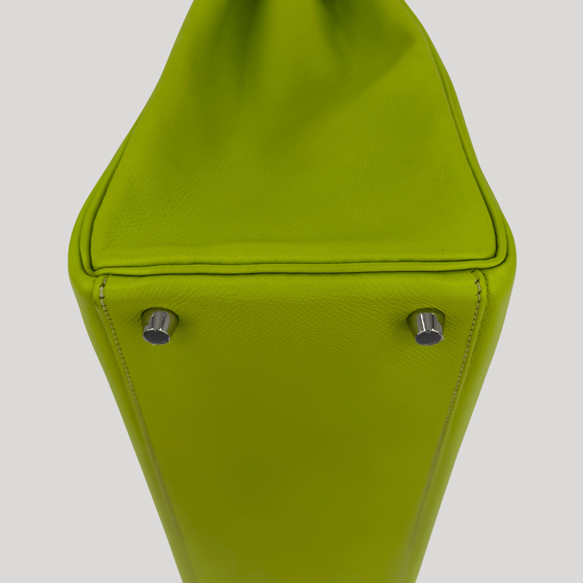 Hermès Kelly 35 Candy Collection Verso Kiwi/Lichen Epsom Palladium Hardware