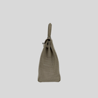 Hermès Kelly 35 Beton Matte Alligator Palladium Hardware