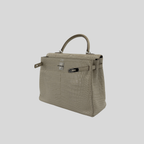 Hermès Kelly 35 Beton Matte Alligator Palladium Hardware