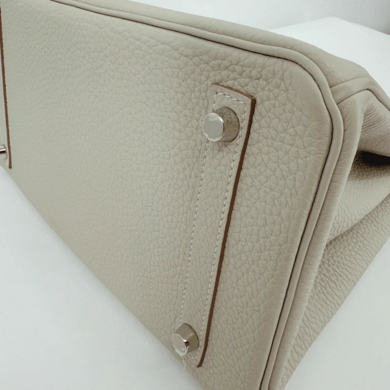 Hermès Birkin 30 Gris Pale Togo Leather Palladium Hardware