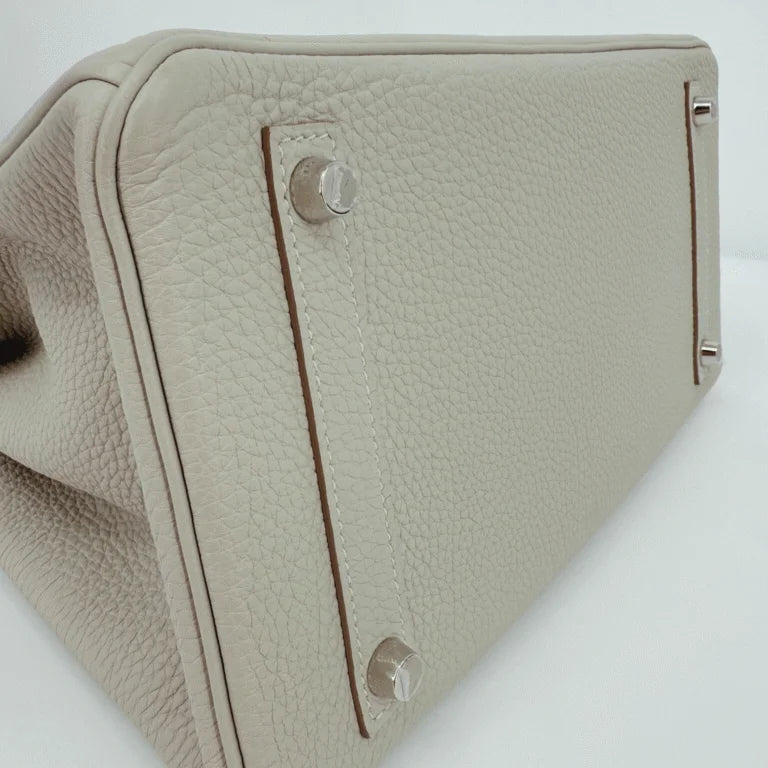Hermès Birkin 30 Gris Pale Togo Leather Palladium Hardware