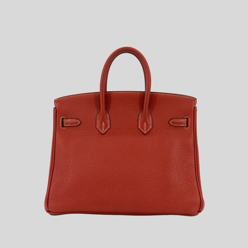 Hermès Birkin 25 Sanguine Togo Palladium Hardware