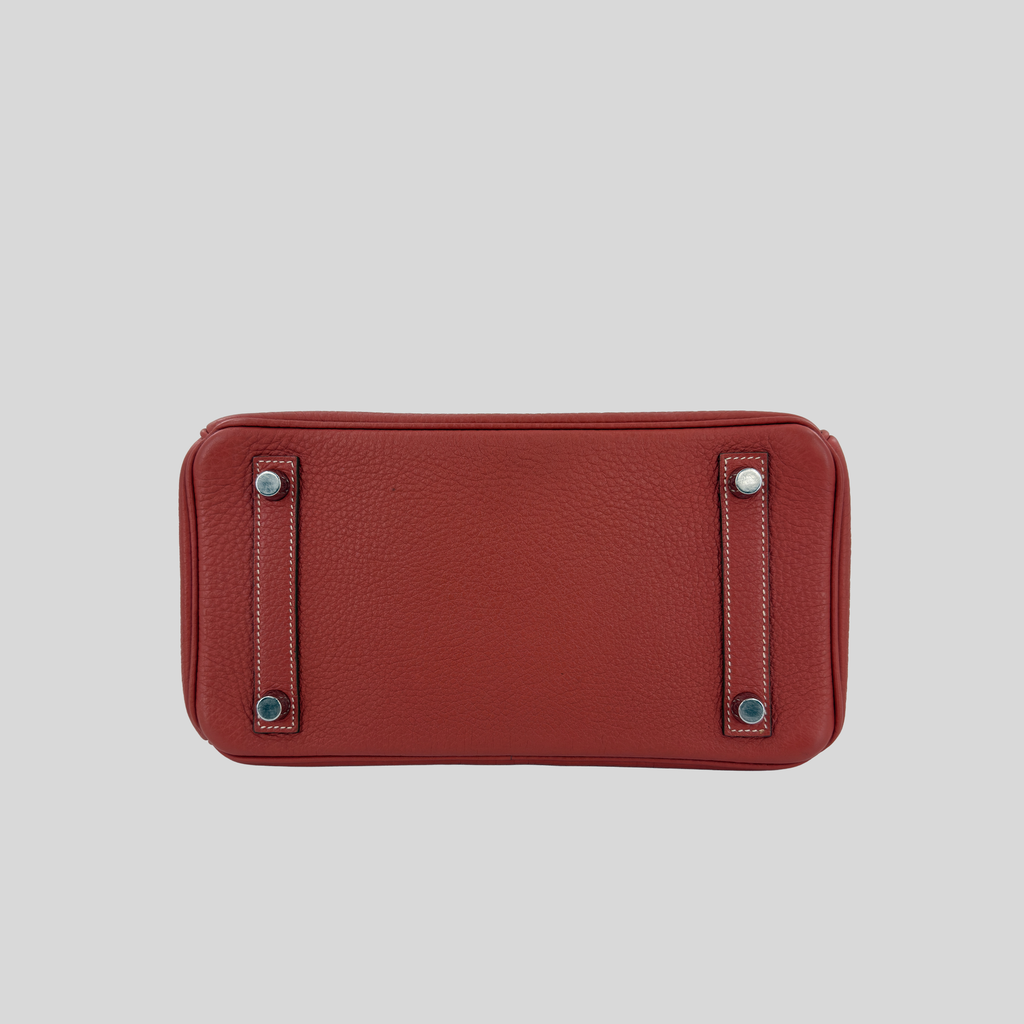 Hermès Birkin 25 Sanguine Togo Palladium Hardware