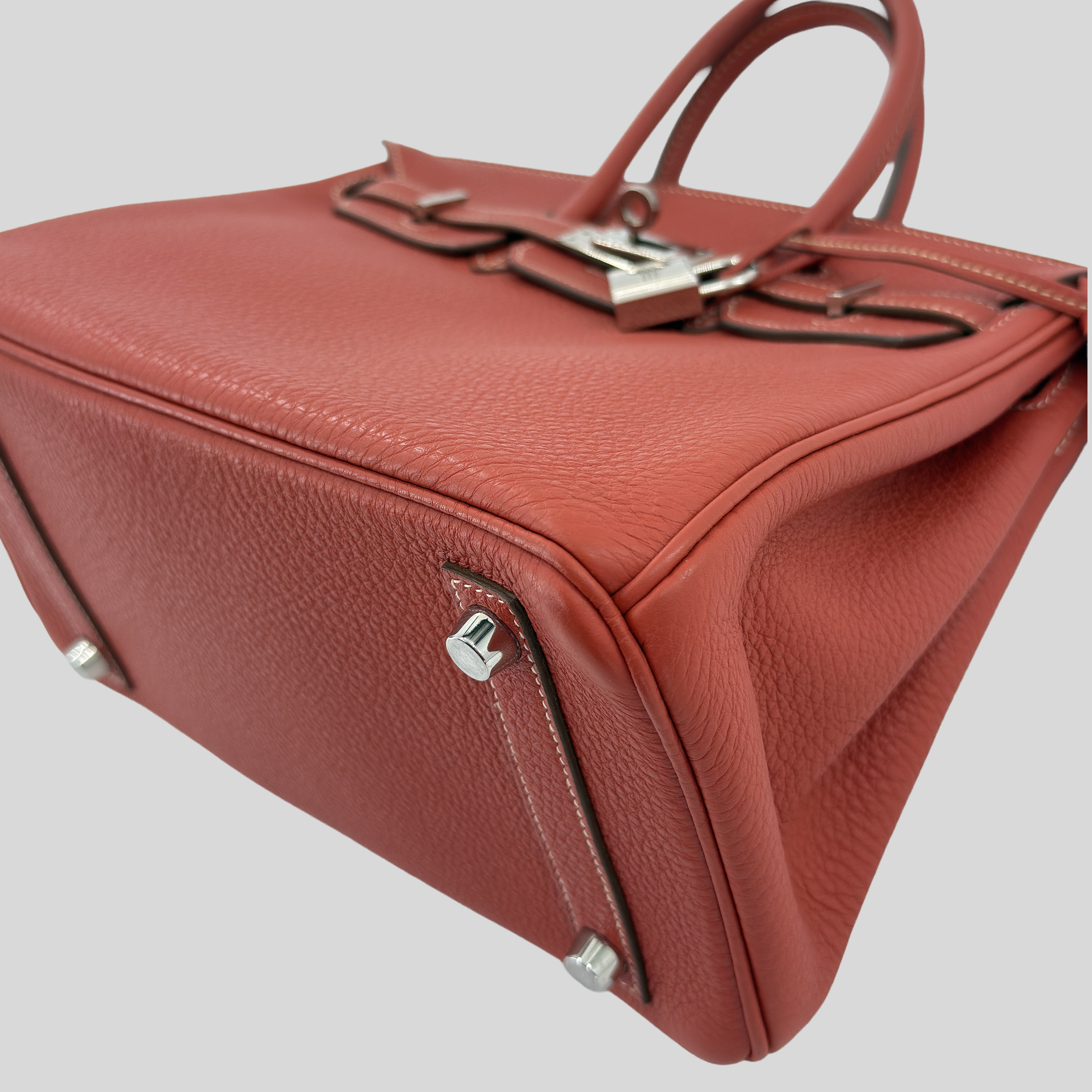 Hermès Birkin 25 Sanguine Togo Palladium Hardware