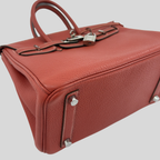 Hermès Birkin 25 Sanguine Togo Palladium Hardware